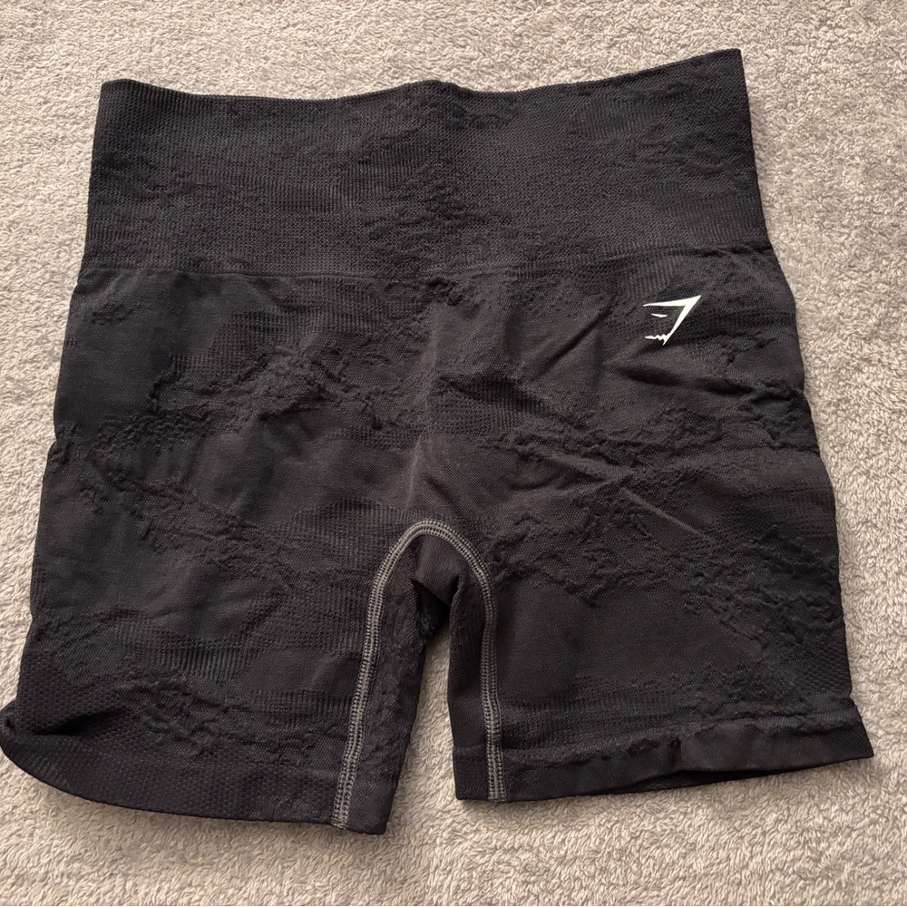 Gymshark Black High-Waisted Women's Shorts